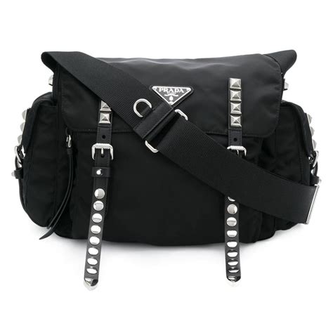 prada nylon studs bag|best Prada nylon bags.